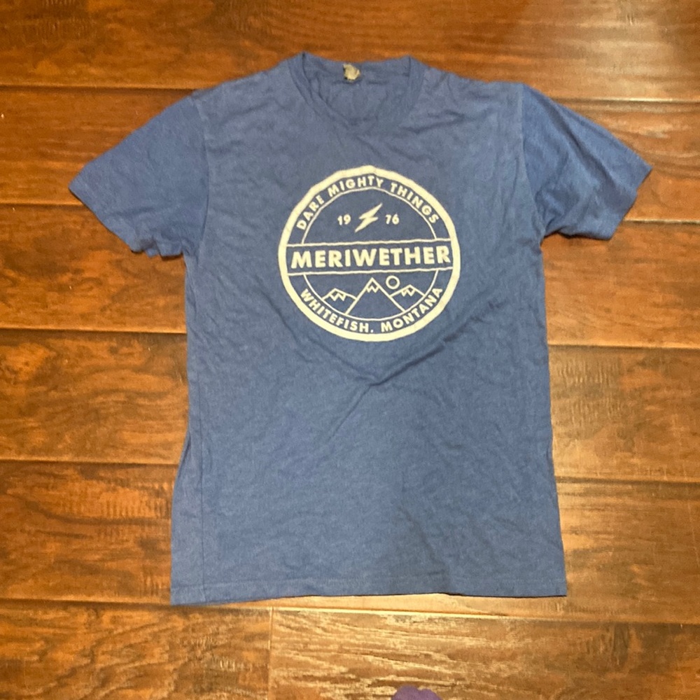 Next Level blue t shirt  meriwether whitefish, Montana